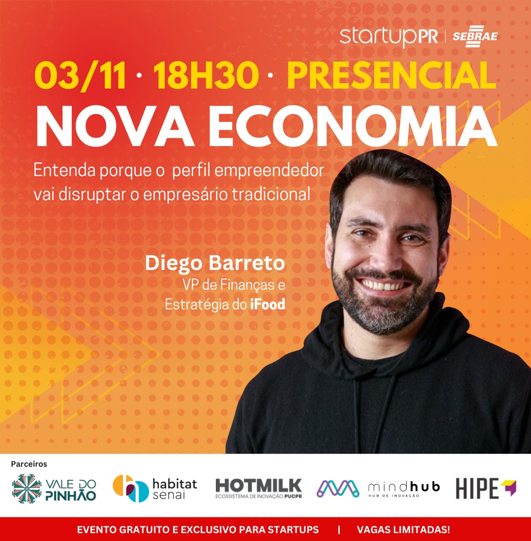 Nova economia e as mudanças no mercado são tema de palestra para startups, em Curitiba 1 3202fc07 dad1 405d b20c bfe8ac84dbd6 Nova economia e as mudanças no mercado são tema de palestra para startups, em Curitiba